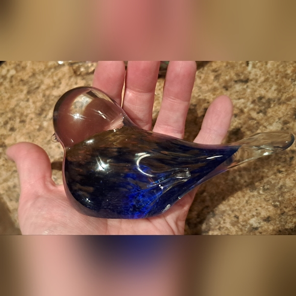 2-Gorgeous Glass Special Paperweights Pinks Browns Blues "Read" - Picture 4 of 10